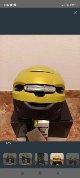 Casco Bicicleta/Patinete con Luz LED Trasera