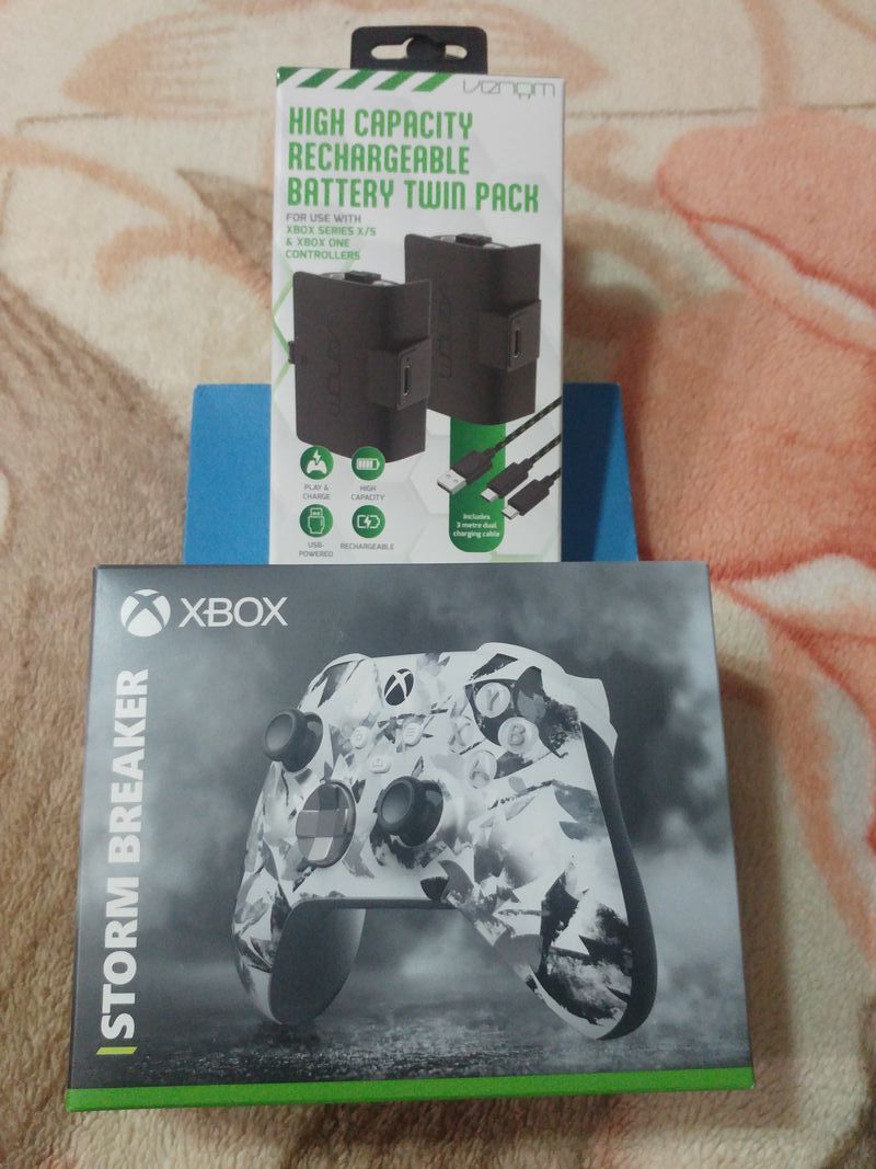 Mando Xbox Storm Breaker + 2 Baterías Recargables