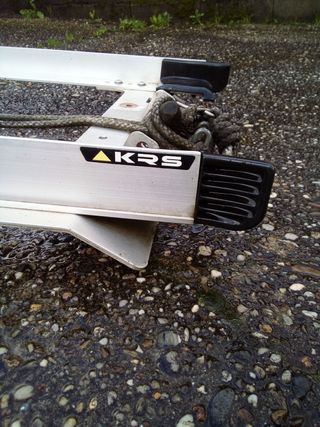 Baca portaescalera de aluminio para furgoneta