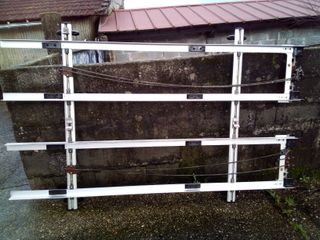 Baca portaescalera de aluminio para furgoneta