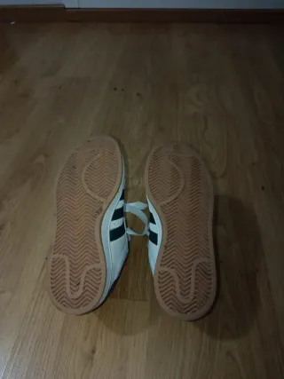 Zapatillas Adidas Campus Blancas y Verdes