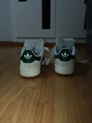 Zapatillas Adidas Campus Blancas y Verdes