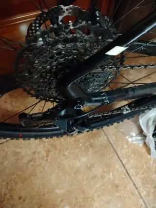 Bicicleta carbono Ruedas Grandes Montaña