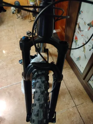 Bicicleta carbono Ruedas Grandes Montaña