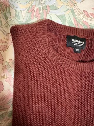 Jersey Pull&Bear burdeos talla S