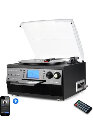 Giradischi Digitnow! Multifunzione Nero