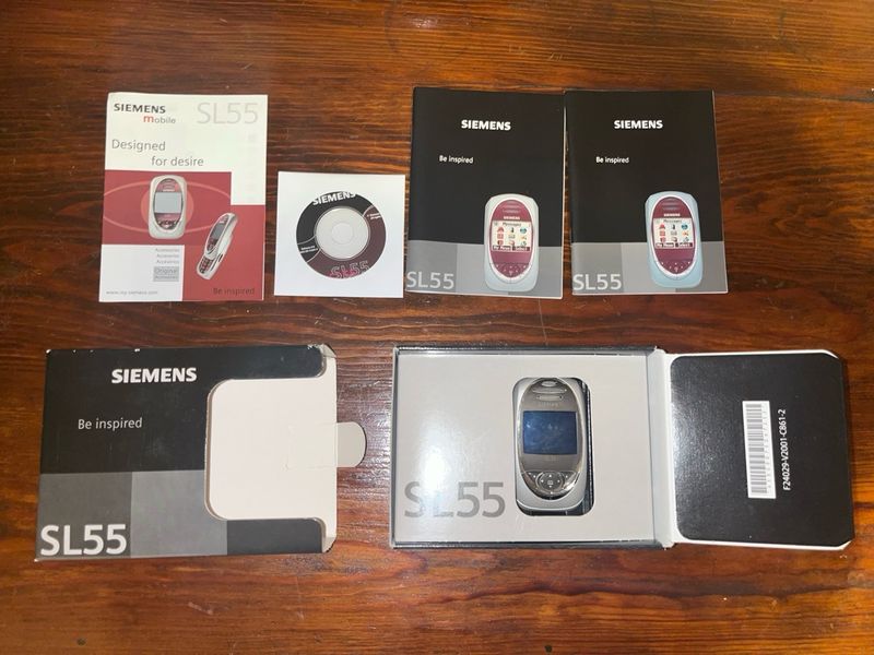 Siemens SL55 Teléfono Móvil Plata