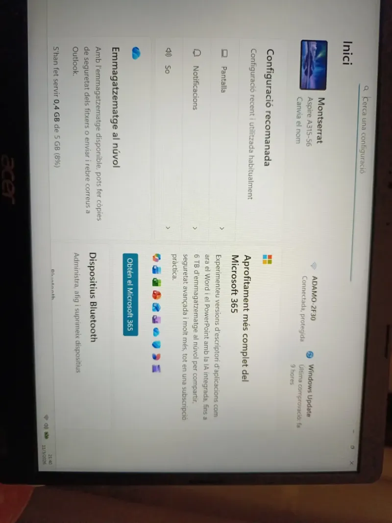 Ordenador Portátil Acer Aspire 3 Negro afbeelding 2