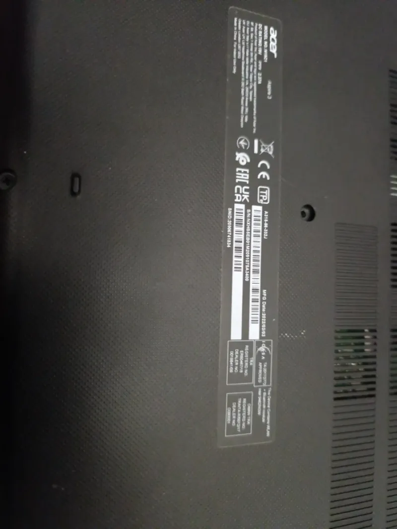 Ordenador Portátil Acer Aspire 3 Negro afbeelding 6