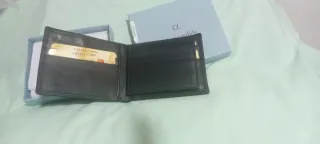 Cartera de piel caballero Antonio Pulido negra