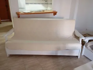 Sofá Cama Beige 1.80m (Cama 1.20m)