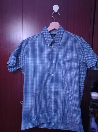 Camisa Ben Sherman cuadros azul Talla S
