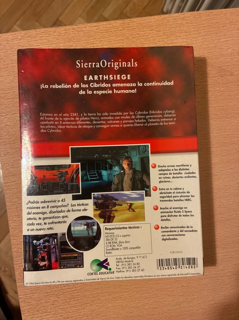 Earthsiege Precintado Sierra Original afbeelding 2