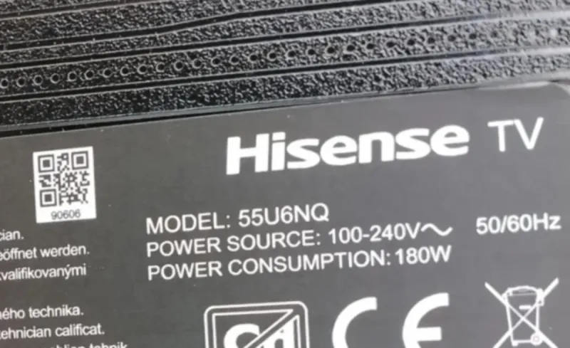 Mainboard RSAG7.820.13538/ROH. TV Hisense 55U6NQ afbeelding 3