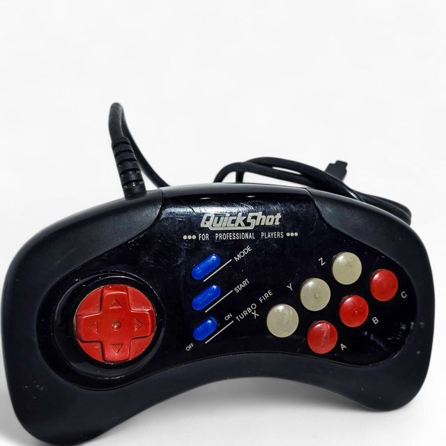 Comando QuickShot Turbo 9 Pinos Retro Gaming