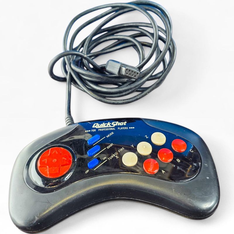 Comando QuickShot Turbo 9 Pinos Retro Gaming afbeelding 5