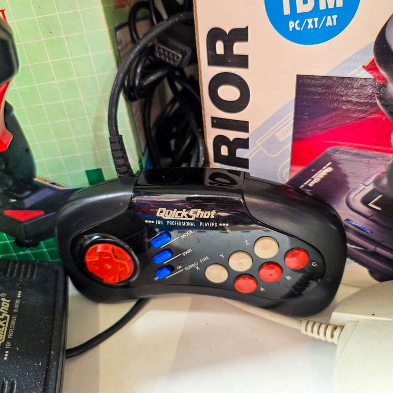 Comando QuickShot Turbo 9 Pinos Retro Gaming afbeelding 2