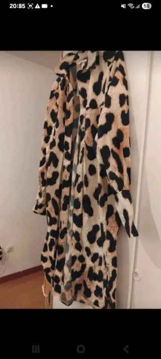 Vestido H&M Animal Print Talla XS