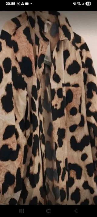 Vestido H&M Animal Print Talla XS