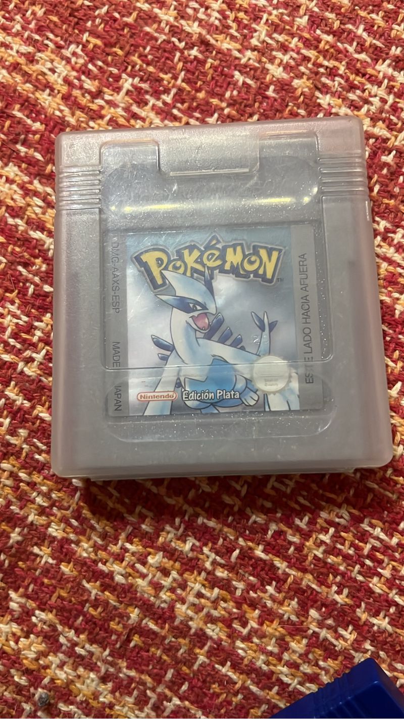 Pokémon Plata amarilla y azul Game Boy (Español)