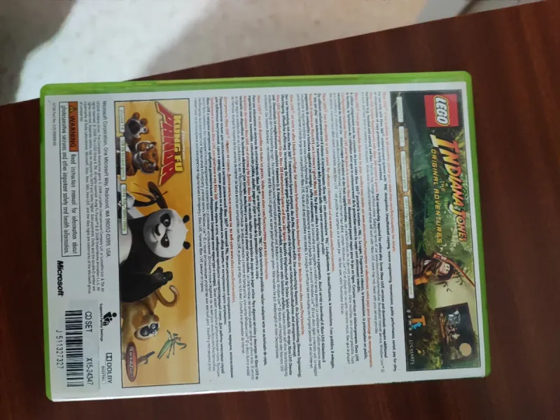Xbox 360 Lego Indiana Jones y Kung Fu Panda
