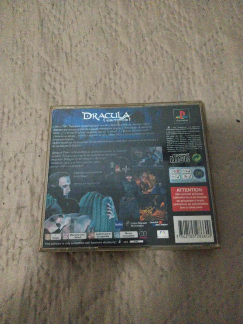 Dracula Resurrección PS1 (PAL) afbeelding 2