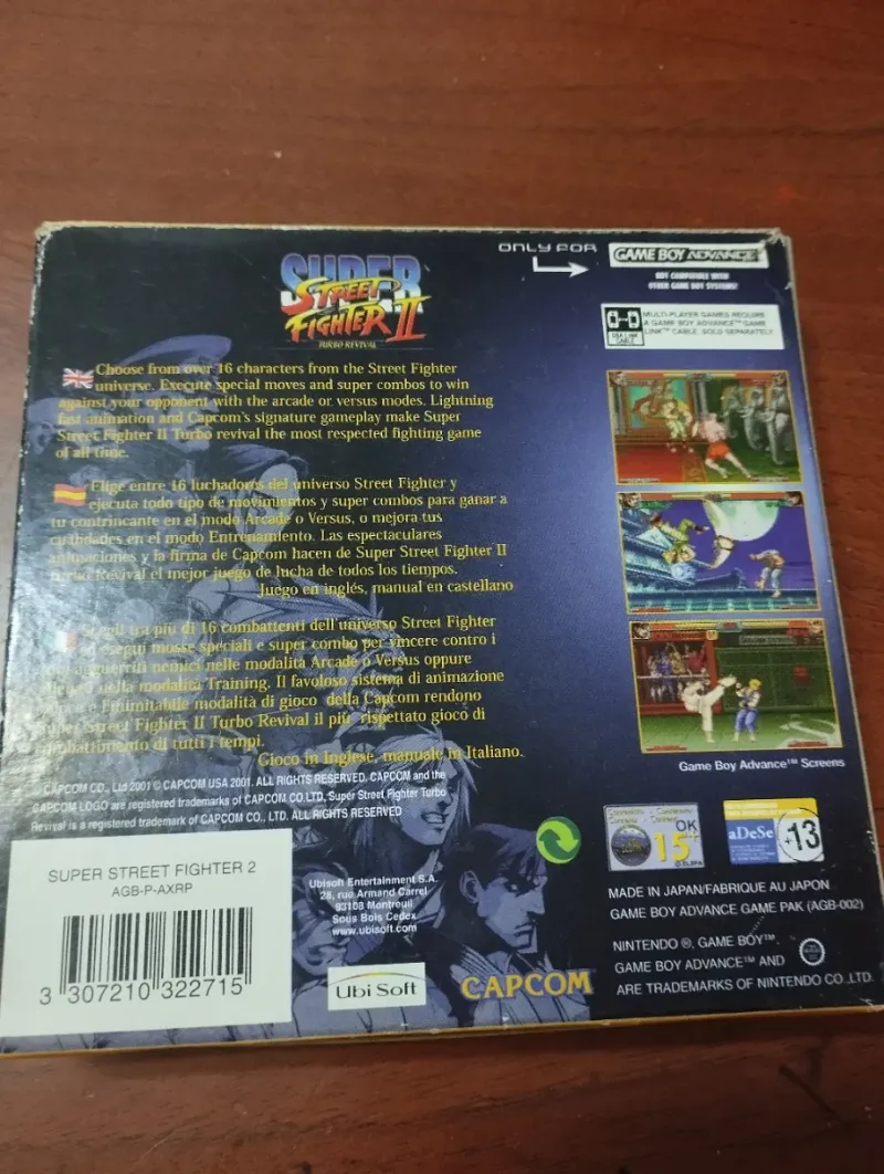 Super Street Fighter II Turbo Revival GBA afbeelding 2