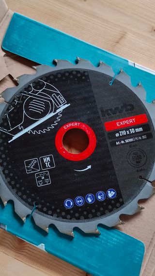 2 Discos Sierra Circular KWB EXPERT 210x30mm