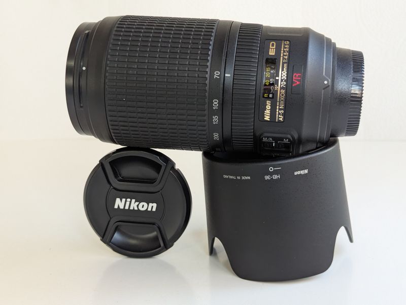 Objetivo Nikon AF-S Nikkor 70-300mm 1:4.5-5.6 G VR