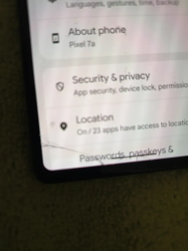 Google Pixel 7a 128GB pantalla rota afbeelding 3