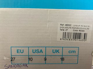 Sandalias Tuc Tuc niña fucsia sin estrenar