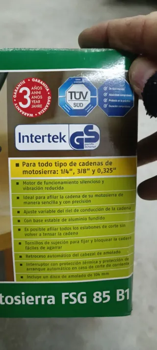 Afiladora Cadenas Motosierra Florabest