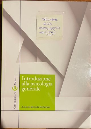Introduzione alla psicologia generale