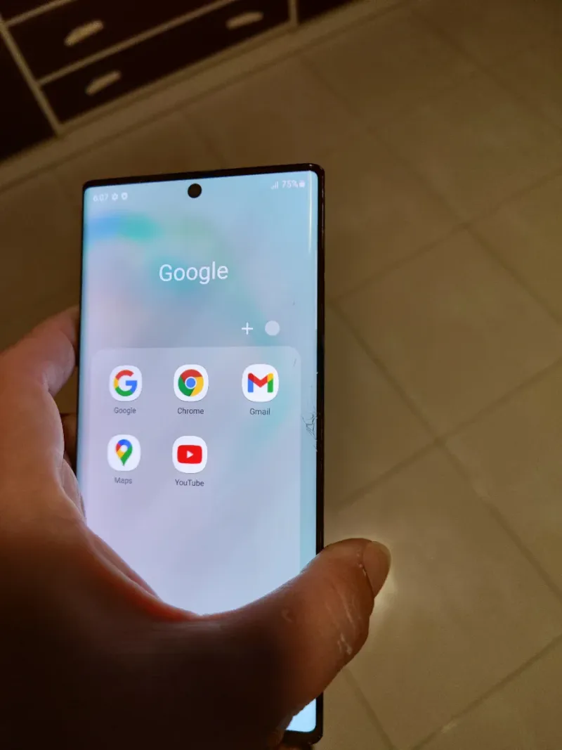Samsung Note 10 Plus Negro afbeelding 5