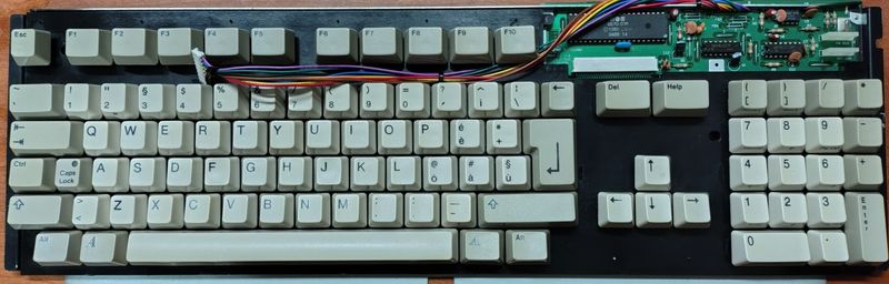 Teclado Amiga 500 Beige