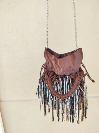 Exclusivo Bolso Zara fiesta abalorios nuevo