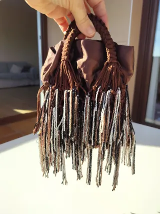 Exclusivo Bolso Zara fiesta abalorios nuevo