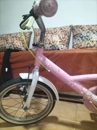 Bicicleta infantil rosa Btwin