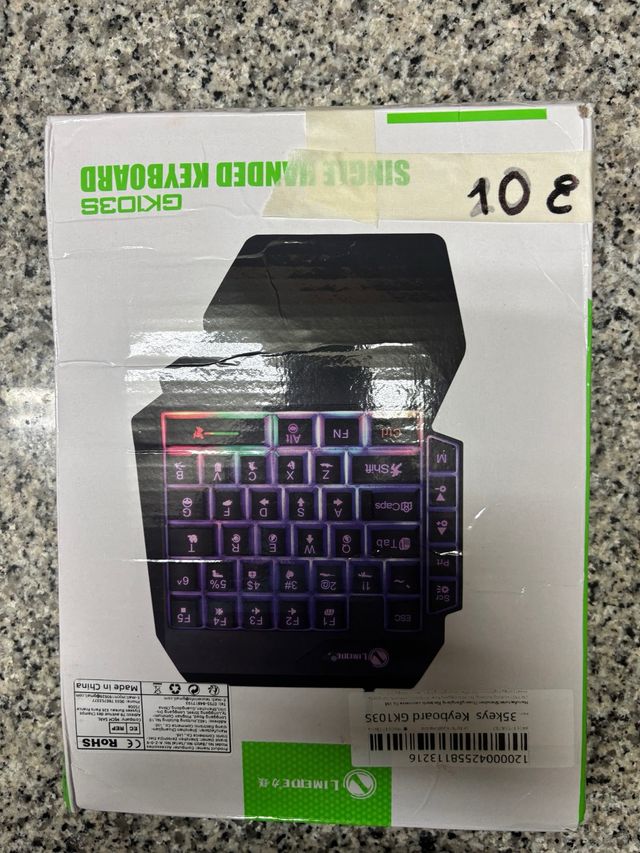 Teclado Gaming Unimanual GK1035