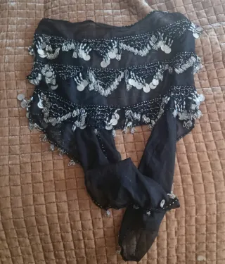 Lote 2 cinturones danza del vientre con monedas