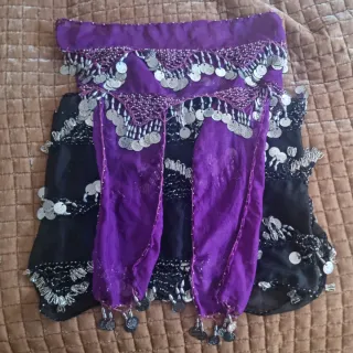 Lote 2 cinturones danza del vientre con monedas