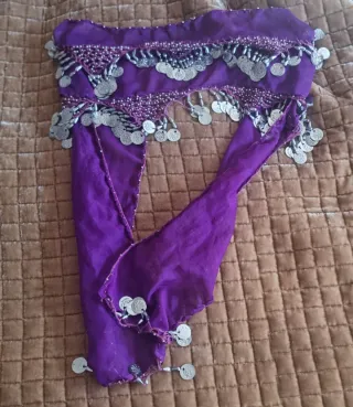 Lote 2 cinturones danza del vientre con monedas