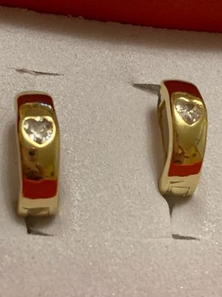 Orecchini placato in oro 18k