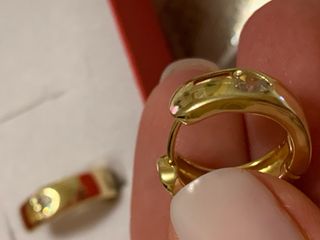 Orecchini placato in oro 18k