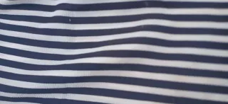 Blusa de rayas blancas y negras