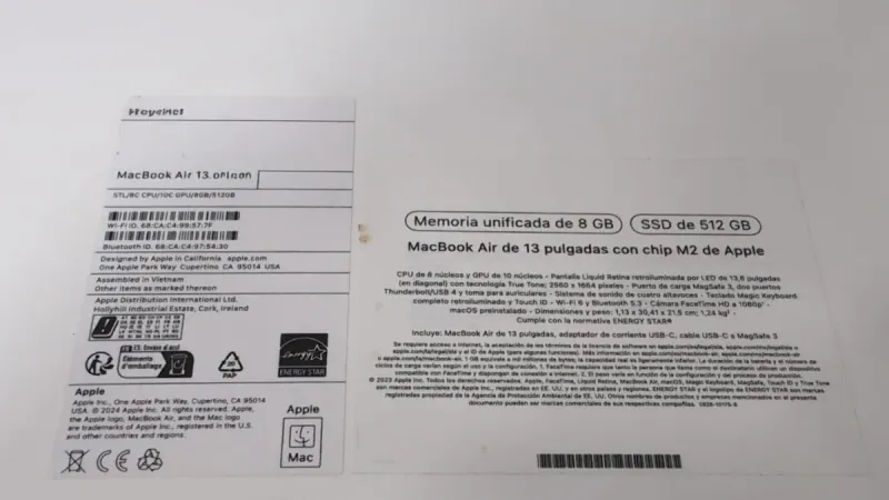 MacBook Air 2024 Plata afbeelding 3