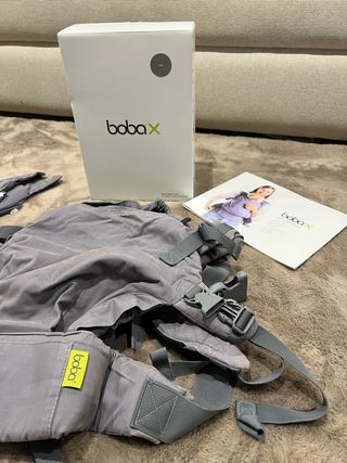 Mochila Portabebés Boba X Gris