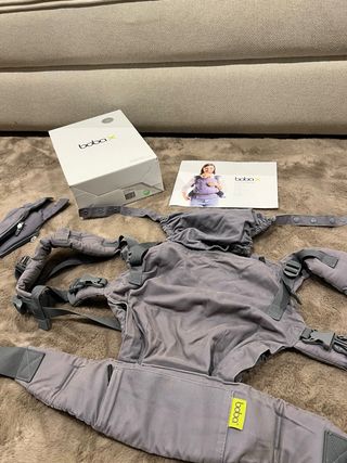 Mochila Portabebés Boba X Gris