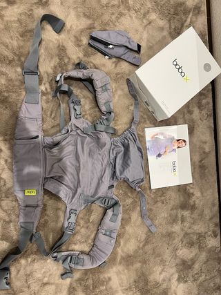 Mochila Portabebés Boba X Gris