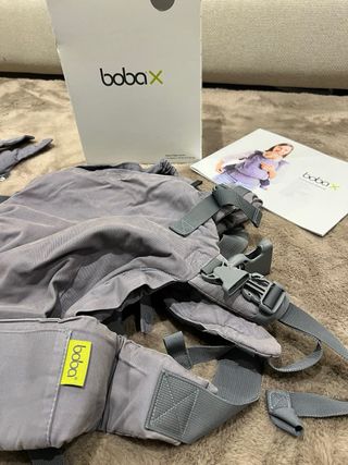 Mochila Portabebés Boba X Gris
